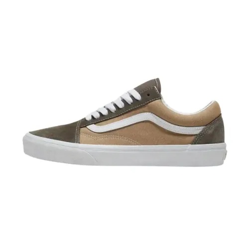 Tênis Vans Old Skool Suede Block Brown Tamanho 44