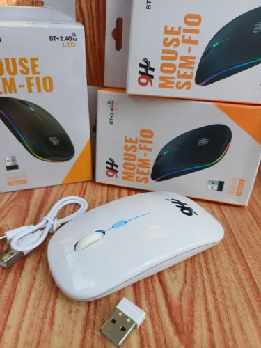 Mouse Recarregavel Sem Fio - Novo - Entregamos