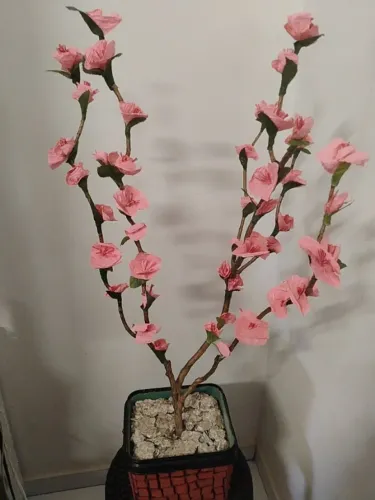Decoração flor de cerejeira