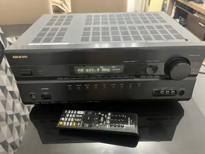 Receiver Onkyo TX-SR607 HDMI 7.2 + Controle Original