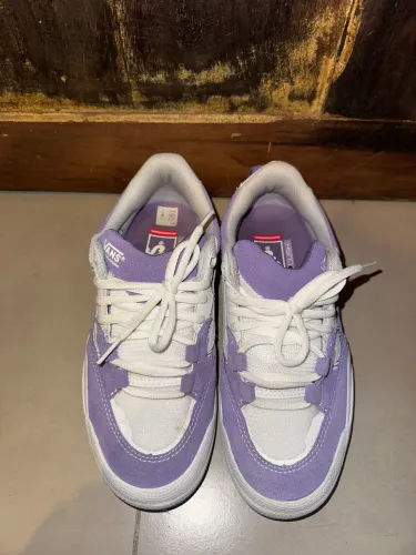 Tênis Vans Skate Speed Roxo e Branco - Original