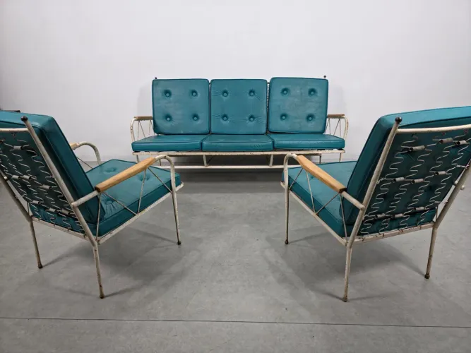 Conjunto de sofá década de 1950