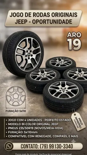 Rodas 19 Compass/Renegade/Toro