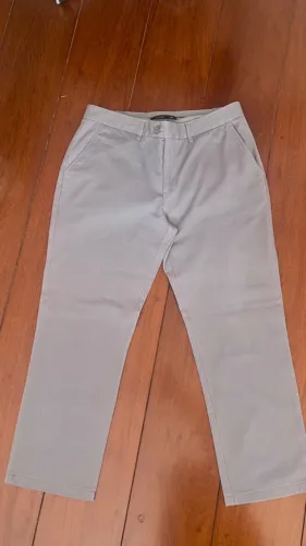 Calça Cinza Slim Masculina Luigi Bertolli 46