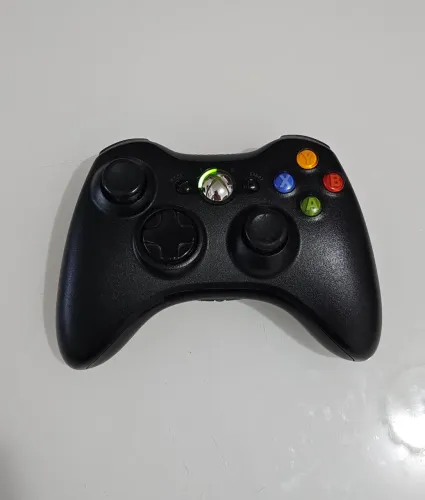 Controle Original Xbox 360 - Preto - Testado e Funcionando