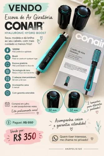 Escova secadora e rotativa / Conair