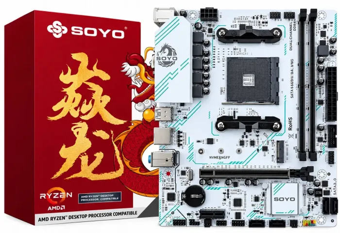 Placa-mãe SOYO AMD B450M D4 PRO DDR4
