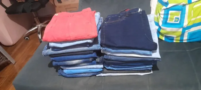 Lote calças jeans 20 peças N36 a 46 imperdível 