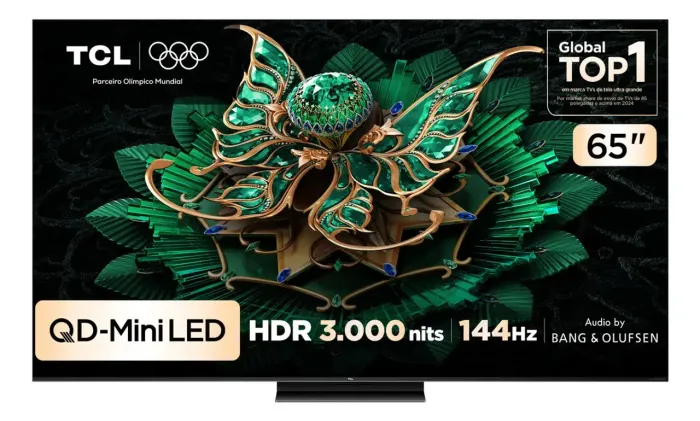 Smart Tv Tcl 65 Polegadas Qled Mini Led 4k 65c7k