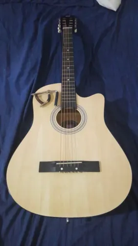 VIOLÃO CUTWAY - COM TENSOR E CORDA DE AÇO ( MAIS CAPOTRASTE )
