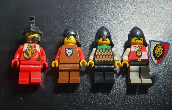 Lego Wolf Forest Kingdom Knight anos 80/90 Original