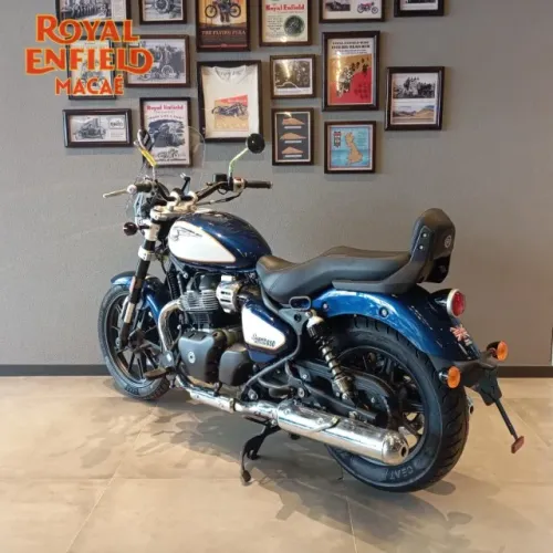 Royal Enfield Super Meteor 650cc Celestial Blue - 2026 - ZERO KM  A Clássica Cruiser para 