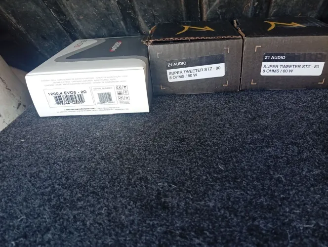 Vendo acessórios pra som automotivo