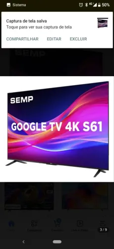 Tv smart Semp 55 polegadas