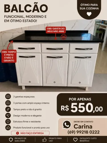 Balcão de cozinha 