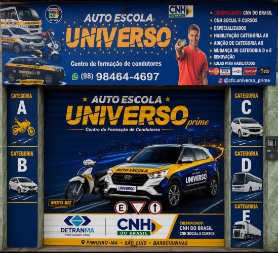 Auto escola universo centro de formação de condutores 