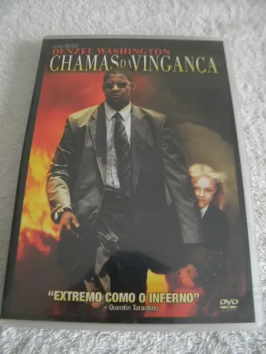 Dvd Chamas da Vingança (Denzel Washington).