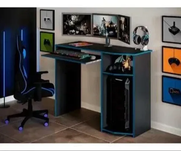 Mesa Gamer Com Apoio Para Teclado - Oferta!!