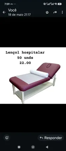 Lençol Hospital 50 MT 