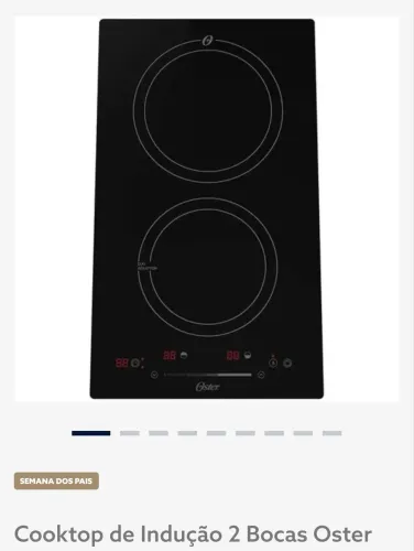 Cooktop de Indução 2 Bocas Oster