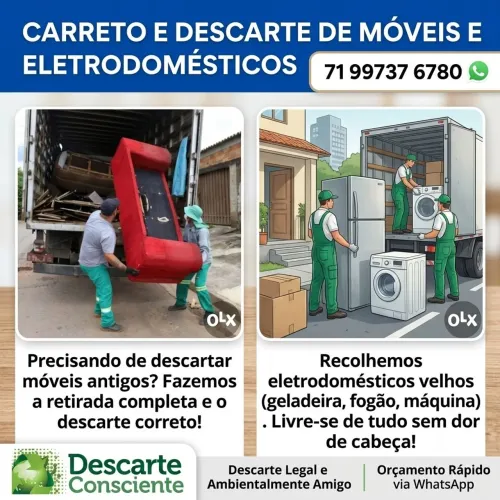 Descarte de Móveis e Eletrodomésticos