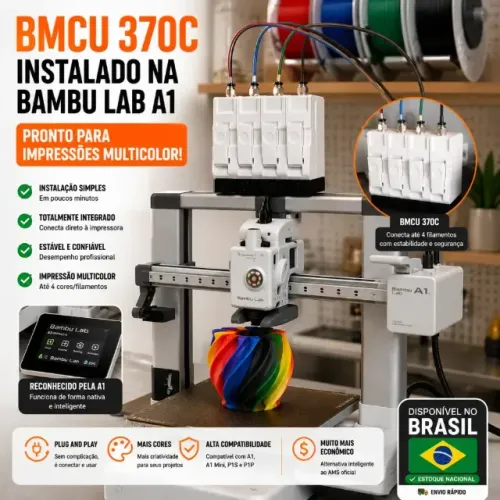 BAMBU LAB A1 IMPRIME COLORIDO (AMS)
