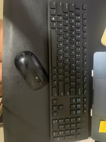Dell - teclado e mouse sem fio preto!