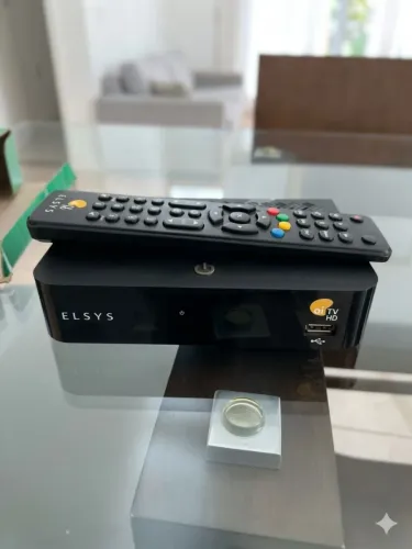 Receptor Oi TV HD Elsys com Controle Remoto