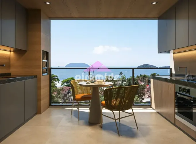 Apartamento com 2 dormitórios à venda, 66 m² por R$ 446.339,00 Praia do Sapê Ubatuba/SP