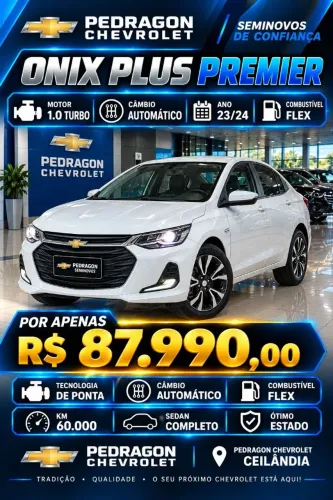 Chevrolet Onix PLUS PREMIER 1.0 12V TB FLEX AUT. 4P 2024