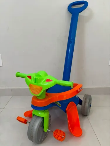 Triciclo Bandeirante Mototico Função Passeio e Pedal motoca infantil