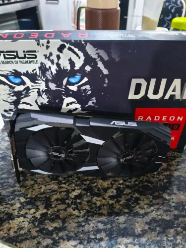 Placa de video rx580 8gb asus com defeito