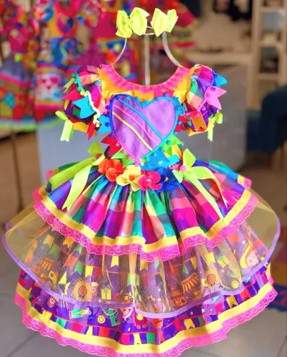 Vestido São João luxo 