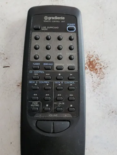 Controle remoto micro sistem gradiente 