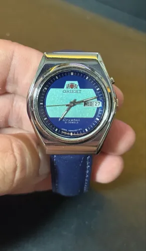 Orient Japan Crystal - relógio vintage
