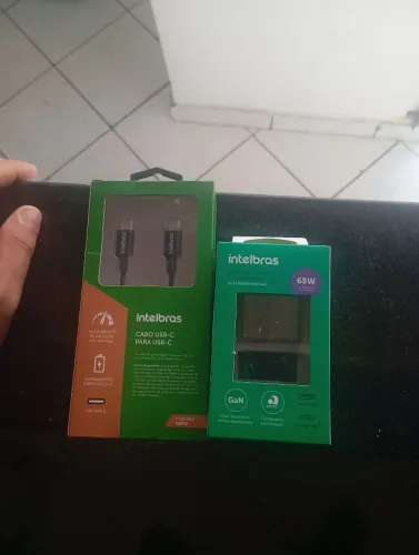 Carregador Intelbras ultrarápido 65w