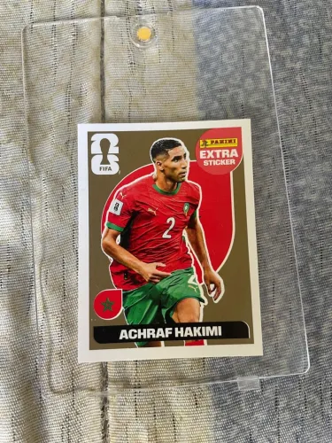 Figurinha Panini Achraf Hakimi Extra Legend Ouro FIFA World Cup 2026