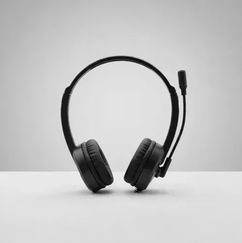 Fone de Ouvido Headset com Fio Original HP, com microfone cabo P3 excelente pra trabalho