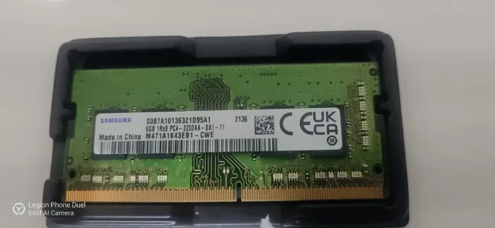 Memória ram ddr4 Samsung 8 gb 