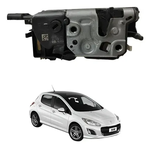 Fechadura Porta Traseira Direita Peugeot 308 2011 A 2014