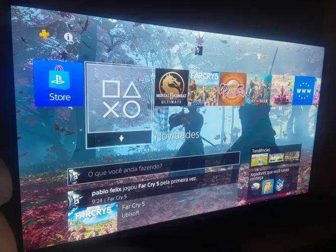 PS4 slim 500gb vários jogos!!
