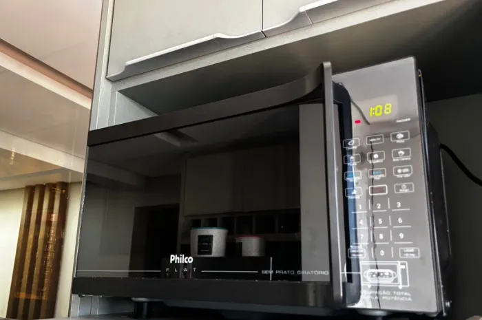 Micro Ondas Espelhado Philco Flat