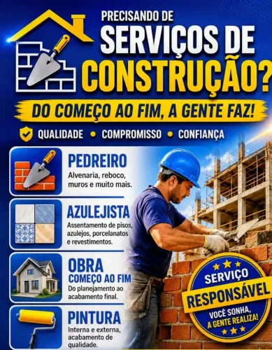 Contrata profissional para reparos e reformas 