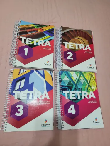 Livros Tetra Poliedro Pré-Vestibular e Medicina Completo 2024