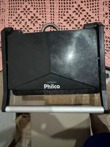 Grill e sanduicheira Philco inox