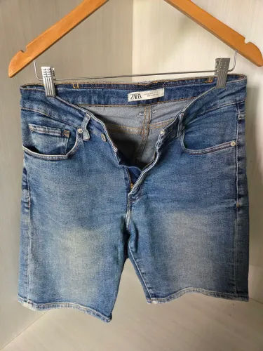 Short jeans com elastano Zara - Tam 38