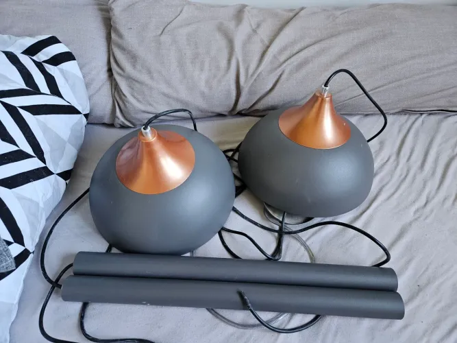 Kit 4 luminárias pendentes 