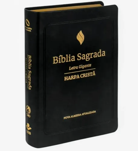 Bíblia Naa Luxo Com Harpa (Nova E Lacrada)