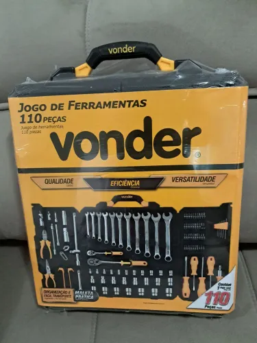 Jogo de ferramantas vonder 110 pecas + maleta