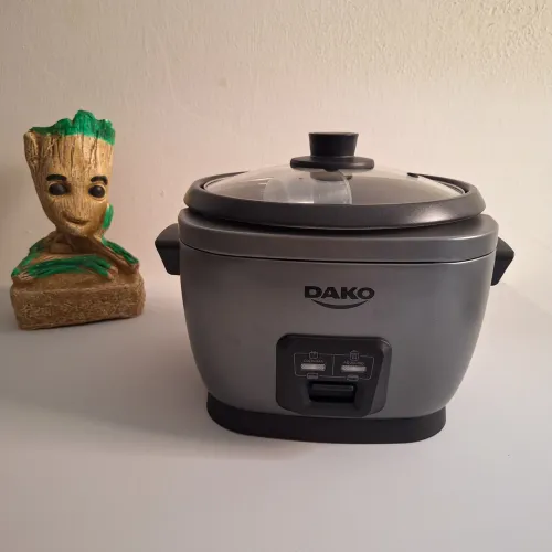 Panela De Arroz Elétrica Dako 700w Com 4 Litros 10 Xícaras Cinza